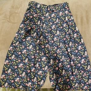 Ainea floral Cropped Pants - size small - MI Italy